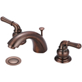 Olympia Faucets Two Handle Widespread Bathroom Faucet, Compression Hose, Bronze, Weight: 6.6 L-7332-ORB